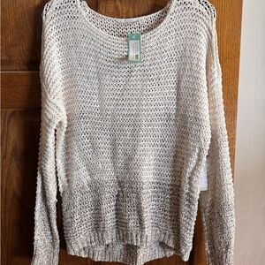 RD Style Women's Cream Knit Sweater